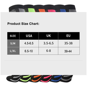 Wholesale Custom Athletic <b>Compression</b> Calf <b>Socks</b> Nylon Elastane Leg Support Stockings for Sports <b>Running</b> Travel Training - Product Image 2