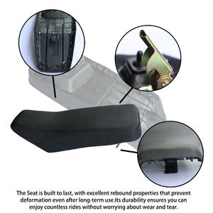 Almohadilla de montaje de motocicleta LINGQI, cojín de esponja de espuma ATV para ATV UTV Off Road Dirt Bike, pequeño <span class=keywords><strong>Hummer</strong></span> Quad Buggy - Product Image 2