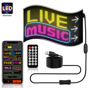 Nhà Máy Bán Buôn 32*64 Ứng Dụng Mới Điều Khiển LED Hiển Thị Linh Hoạt Đăng Board Di Chuyển LED Ma Trận Bảng Điều Chỉnh Màn Hình Cho Xe Phụ Kiện - Product Image 4