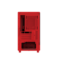 ALSEYE New Design Computer Case RAMS 2.0(Red) M-ATX Red Color PC Case with Fan Speed