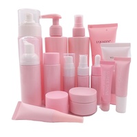 Offre Spéciale – Ensemble de Bouteilles en Plastique 80ml, 100ml, 150ml – Fabricant – Emballage Cosmétique Rose pour Gel Douche – Personnalisable