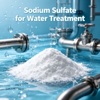 Sulfate de sodium pour le traitement de l'eau, prix usine, vente chaude