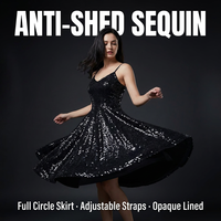 Robe Courte Femme Décontractée à Paillettes Scintillantes en Spandex, Col en V, Bretelles Fines, Doublée, Idéale pour Soirées et Anniversaires
