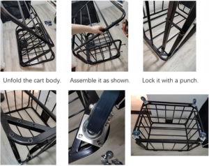 Panier <span class=keywords><strong>de</strong></span> rangement multifonctionnel Panier <span class=keywords><strong>de</strong></span> rangement portable pliable <span class=keywords><strong>Cage</strong></span> <span class=keywords><strong>de</strong></span> <span class=keywords><strong>basket</strong></span>-ball pour football Chariot à balles - Product Image 6