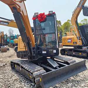 Excavatrice SANY 60C 6 tonnes d'occasion, excavatrice sur chenilles efficace Kawasaki, avec moteur, pompe, moteur électrique et boîte de vitesses - Product Image 2