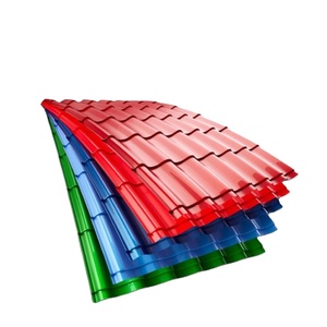 Tôle de toiture ondulée galvanisée à chaud en <span class=keywords><strong>métal</strong></span> <span class=keywords><strong>galvanisé</strong></span> Z40-275 Gi, matériaux de construction, tôle ondulée revêtue de couleur - Product Image 1