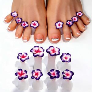 Separador de Dedos de Silicona, Separador de Uñas, Herramienta de Uñas con Pedrería en Forma de Gota de Agua, Separador de Dedos del Pie - Product Image 2