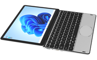 Ordinateur portable professionnel 11 pouces avec écran tactile, processeur Intel N150, coque en métal, convertible 360°, 2 en 1, ordinateur portable compact et fin, ordinateur portable de bureau