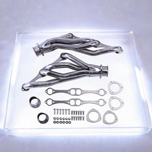 Collecteur d'échappement en acier inoxydable à haut débit LK pour <span class=keywords><strong>Chevrolet</strong></span> Chevelle SS El Camino 1964-1983 SBC 350 V8 - Product Image 6