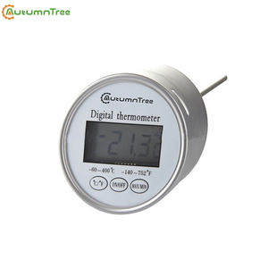 1% <span class=keywords><strong>Pt100</strong></span> Digitale Bimetaalthermometer 4 ''Display Roestvrijstalen Sonde Industriële Temperatuurdrukmeter Oem Odm Ondersteund - Product Image 2