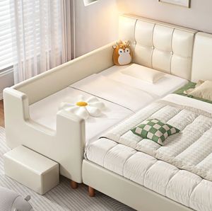 Design semplice letto per bambini con Guardrail piccoli e grandi letti personalizzabili per neonati e bambini per soggiorno e scuola - Product Image 1