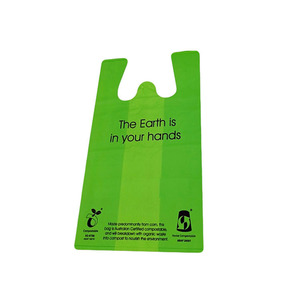Bolsa <span class=keywords><strong>de</strong></span> Compras Biodegradable <span class=keywords><strong>de</strong></span> <span class=keywords><strong>Polietileno</strong></span>, Precio <span class=keywords><strong>de</strong></span> Fábrica al por Mayor, con Asas, Tipo Camiseta - Product Image 3