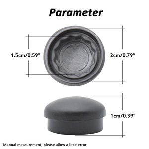 Cache-boulon de bras d'essuie-glace 1J0955205A pour Volkswagen Audi Skoda - Product Image 4