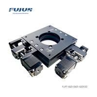 Plataforma de Traducción Eléctrica Motorizada XY de Alta Precisión FUJUN FUPT-B20-0601-X20Y20-SP de 20mm Ajustable, 1 Año de Garantía