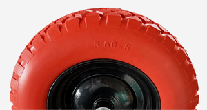 Precio de fábrica 3,50-<span class=keywords><strong>8</strong></span> Neumático sin planos con llanta de metal con recubrimiento en polvo rodamiento de bolas sellado para carretilla manual y carretilla - Product Image 5