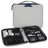 Organisateur de voyage personnalisé pour appareils électroniques, banque d'alimentation, gadgets, organiseur numérique, rangement, câble USB, étui de transport, sac
