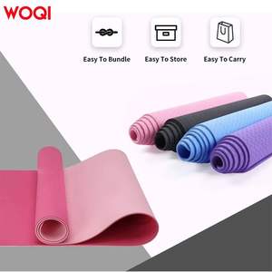 Esterilla de yoga Woqi de 6 mm de grosor, antideslizante, plegable, rectangular, para fitness, ejercicio, masaje y moldeamiento corporal, con bolsa. - Product Image 5