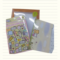 Pochette porte-documents extensible A4 en PVC, nouveau design floral, recyclable, populaire, OEM/ODM, vente en gros d'usine par Washi