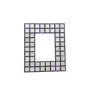 AZ ENTERPRISES Eco-Friendly Bone Inlay & Resin <b>Photo</b> <b>Frame</b> with <b>Black</b> and White Design Handmade Tabletop Display - Product Image 4
