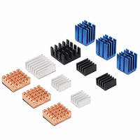 Enfriador de diseño de aletas de aluminio Raspberry Pi 4 Cm4 Pcb Ic Módulo de computadora Peltier de alta potencia Disipador de calor con ventilador