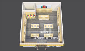 Arredamento per Negozio di Telefonia <span class=keywords><strong>Mobile</strong></span>, <span class=keywords><strong>Design</strong></span> d'Interni per Negozio di Cellulari, Tavolo Espositivo per Telefoni in Vendita - Product Image 3