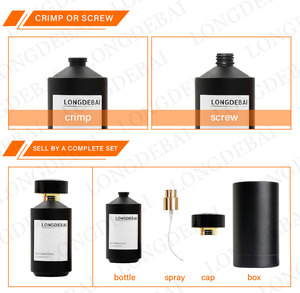 Botella de Perfume de Vidrio Vacía Personalizada para Hombre, Botella de Colonia Cilíndrica de 50 ml, Fabricante de Botellas de Perfume Redondas de Lujo de 100 ml - Product Image 5