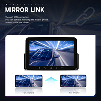 Autoradio Android Podofo 7'' 4+64G 1 Din, CarPlay/Android Auto sans fil, GPS, WIFI, FM, RDS, AI, DSP, BT, EQ, OEM