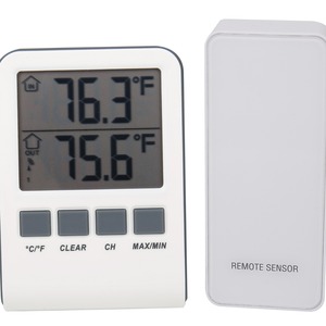 <span class=keywords><strong>Thermomètre</strong></span> numérique électronique sans fil vertical haute précision à grand écran pour intérieur et extérieur - Plage de -40°C à 70°C SH-016 - Product Image 3