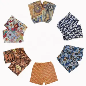 Customized On Tiktok Instagram Mens Tapestry Shorts Jacquard Woven Shorts Summer Style