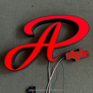 कस्टम 3 डी एलईडी लाइट डिजिटल स्टोर सिग्नवेज आउटडोर आरजीबी पूर्ण रंग परिवर्तन पत्र विज्ञापन संकेत - Product Image 3