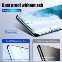 Protection d'écran en verre trempé UV pour Samsung Galaxy S22 S23 Ultra S21 Plus Note 7 8 9 10 20 5G Grade AAA