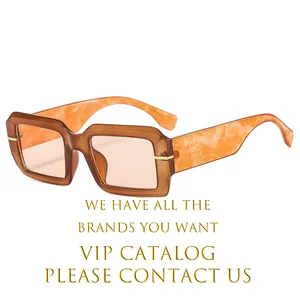 2023 New Style Fashion Luxury Famous Brand Anti Ultraviolet UV400 Oversized Designer Sunglasses For Women
