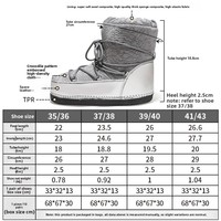Bottes d'hiver pour femmes, nouveau style, mi-mollet, à motifs, rembourrées, chaudes et résistantes à la neige, pour le commerce transfrontalier