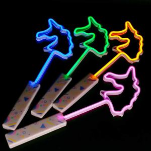 Large Fairy Multicolor Glow Wand Adjustable LED Heart-Shaped Wand Star Wand Neon Light Girls' Party Toy Children's Glow <b>Stick</b> - Product Image 3