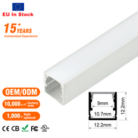 Profilé en alliage d'aluminium blanc anodisé pour bande LED encastrée avec diffuseur - Série Light-6000 CRI 80