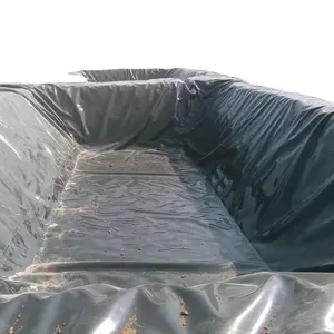 Плотная геомембрана из ПЭНД толщиной 0,2-3,0 мм, по заводской цене, водостойкая геомембранная подкладка для пруда для добычи креветок
