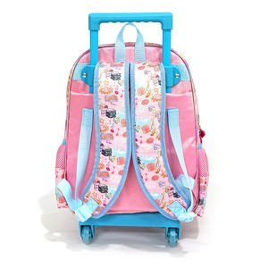 Ensemble de sacs d'école à roulettes personnalisés 3 en 1 pour étudiants, enfants, personnage de dessin animé, bébé fille, ensemble de sacs d'école à roulettes - Product Image 5