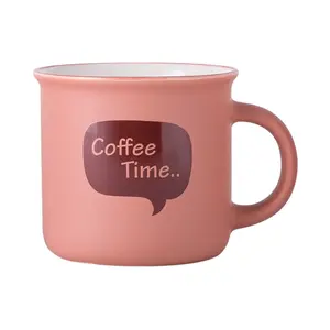 Reusable Travel Microplating Handle Mug Customize Logo Good Supplier Promotion Handmade Cup Porcelain Ceramic Coffee Mugs