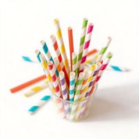 Pailles en papier kraft pour milkshake, pailles à boire biodégradables en papier