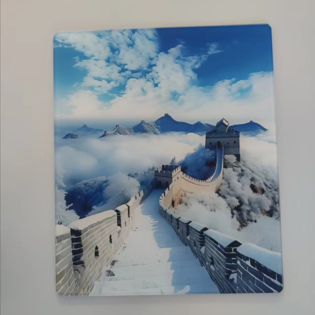 Best-selling RGB Gaming Glass Mouse Pad - Custom Anime Glass Mouse Pad & Keyboard Game Mat Microwavable for Office and Students
