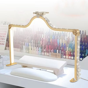 Lampe UV carrée dorée 48W à luminosité réglable pour le séchage du vernis gel diamant, idéale pour les salons professionnels - Product Image 2
