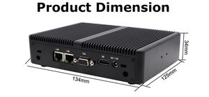 Eglobal Dual Core Intel Ce-Leron J1800 Mini Computer 2rj45 Giga Lan 4usb Dual Display Mini Pc <span class=keywords><strong>16Gb</strong></span> D3 Fanless Business Stille Pc - Product Image 5