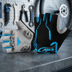 Leather Impact Gloves Weightlifting Men Women Breathable Half <b>Finger</b> Non-Slip Palm Protection Mountain <b>Bike</b> Riding Outdoor - Product Image 2