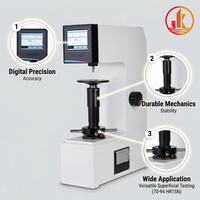 Máquina de Prueba de Dureza Rockwell Inteligente MHRS-45 con Pantalla Táctil, Exportación de Datos e Impresora Integrada