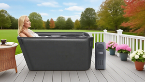 Icegalax Refrigeratore d'acqua OEM 0.8HP 1HP Ice Bath Chiller WiFi Sistema di raffreddamento ad acqua fredda con ozono e filtro - Product Image 4