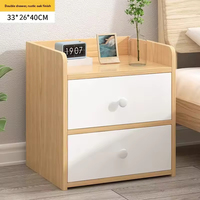 Table de chevet moderne simple, petite, multifonctionnelle, en bois blanc, écologique, meuble de rangement pour salon