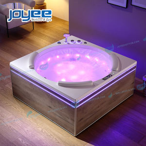 JOYEE baignoire autoportante ronde baignoire acrylique style européen équipement de spa baignoire de massage villa jakuzi - Product Image 6