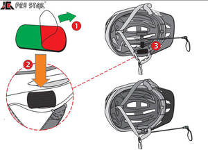 Lunettes d'équitation légères rotatives durables portables à 360 degrés <span class=keywords><strong>casque</strong></span> de vélo avec miroir de vélo réfléchissant pour les cyclistes de route - Product Image 3
