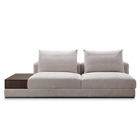 Canapé en forme de L avec rangement pour salon, canapé en tissu moderne simple et luxueux pour petits appartements