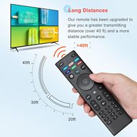 Control Remoto Universal XRT140 para Televisores Inteligentes VIZIO, Compatible con los Modelos XRT136, XRT260, XRT270, Series D, E, M, P, V, PX